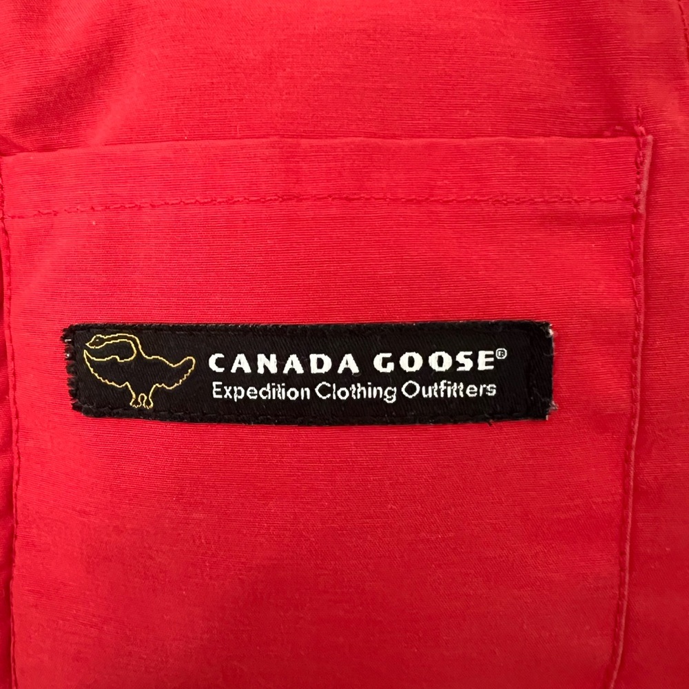 Canada Goose Red Puffer Vest - Picture 3 of 7